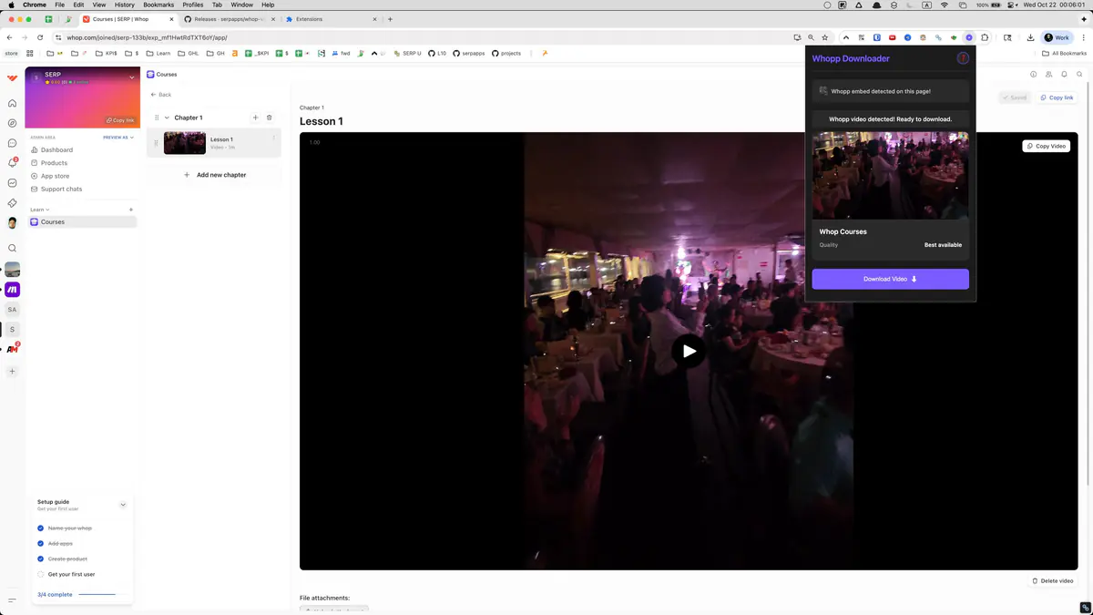 Whop Video Downloader screenshot 3