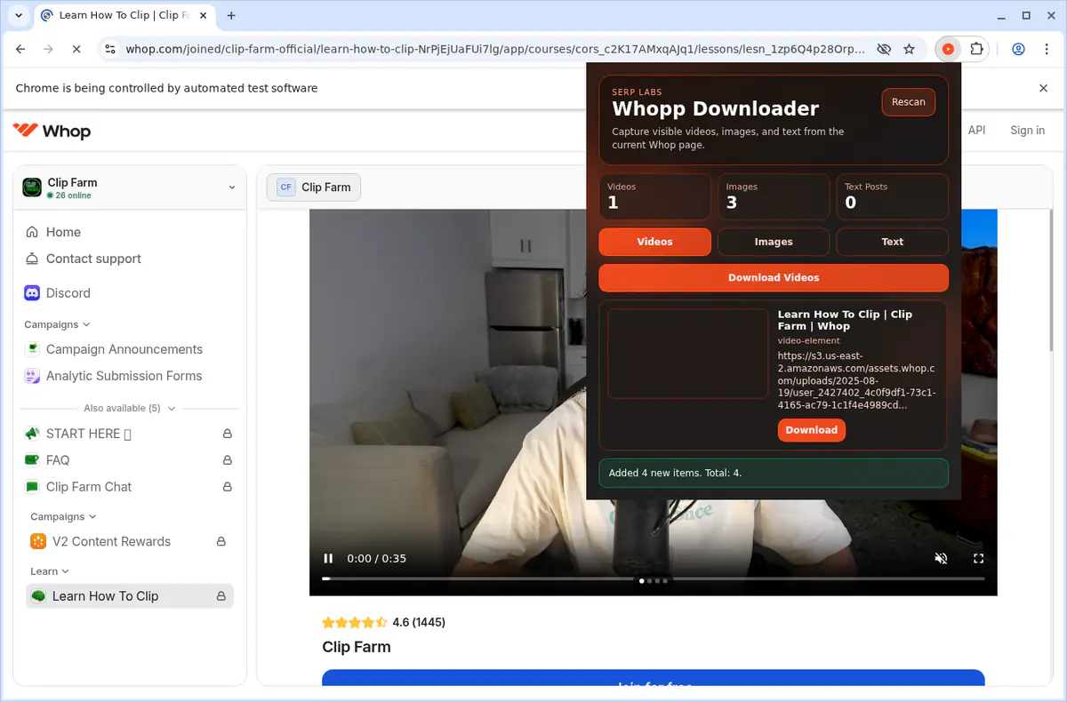 Whop Video Downloader screenshot 8